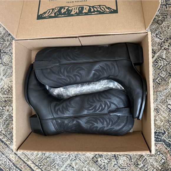 Tecovas Shoes - TECOVAS ANNIE BOOT IN BLACK